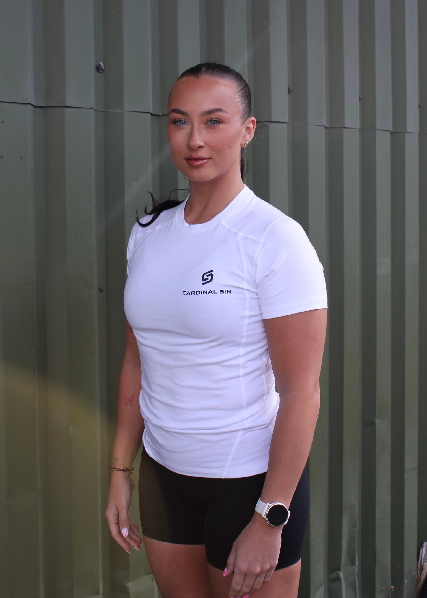 Women's Cardinal Sin Slim Fit Workout T-Shirt